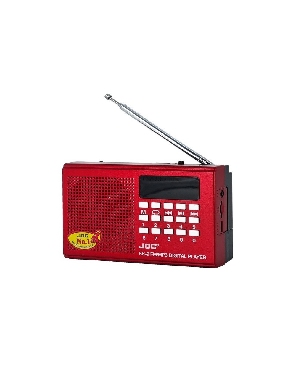 Επαναφορτιζόμενο ραδιόφωνο - JOC-KK9 - 370175 - Red