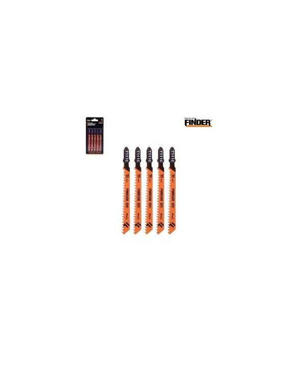 Λάμες κοπής ξύλου για σέγα - 5pcs - Finder