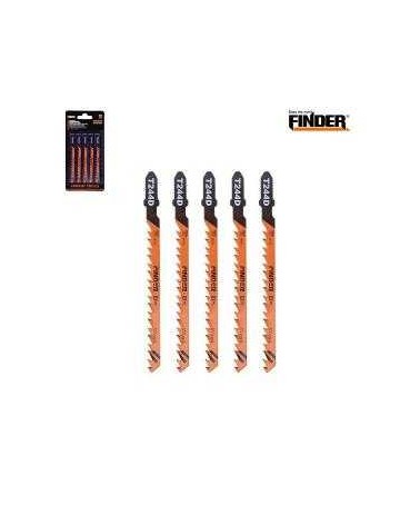 Λάμες κοπής ξύλου για σέγα - 5pcs - Finder