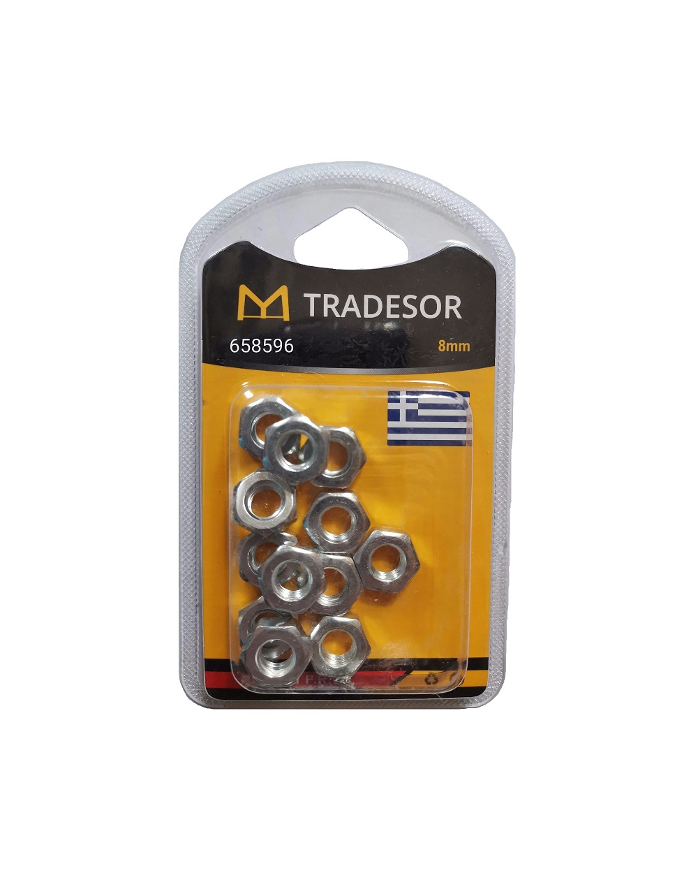 Σετ 12Χ - Παξιμάδια - 8mm