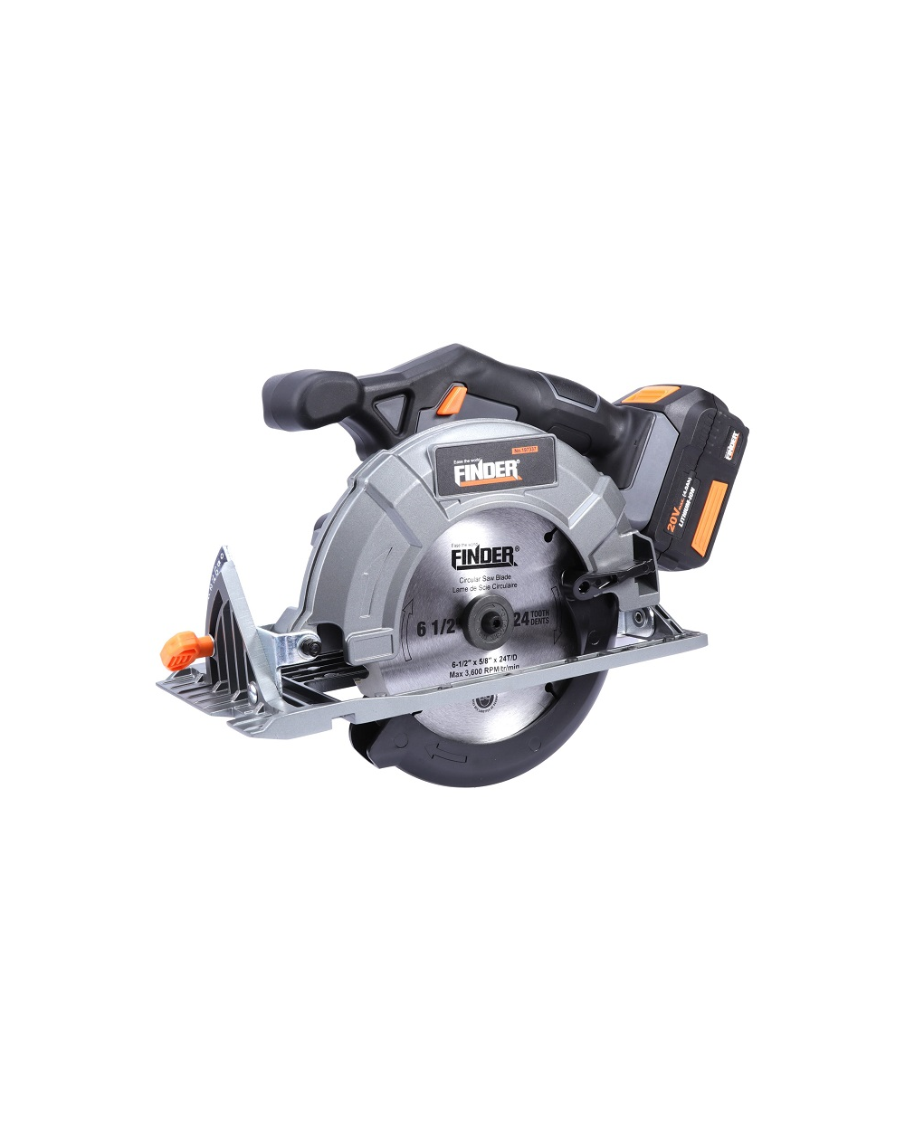 Επαναφορτιζόμενο δισκοπρίονο - 20V - Finder