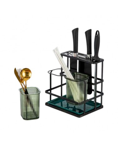 Βάση οργάνωσης &amp;amp; αποστράγγισης μαχαιροπίρουνων κουζίνας - 4005