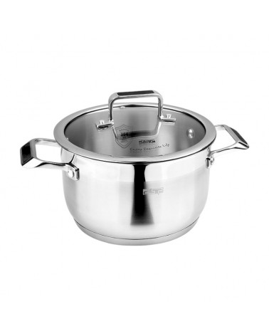 Κατσαρόλα ανοξείδωτη με καπάκι - 9.4L - CS002-B28 - DSP
