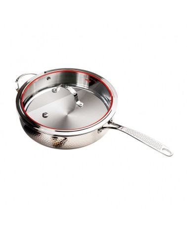 Τηγάνι ανοξείδωτο με καπάκι - 4.3L - CS001-C28 - DSP