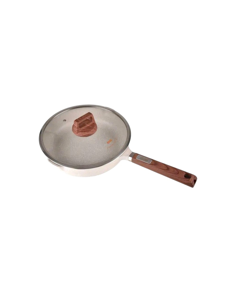 Αντικολλητικό τηγάνι με καπάκι - 2.7L - CA005-CD24-Beige - DSP