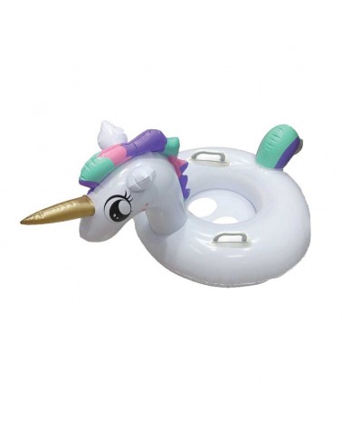 Φουσκωτό σωσίβιο Unicorn με κάθισμα και λαβές - 80cm