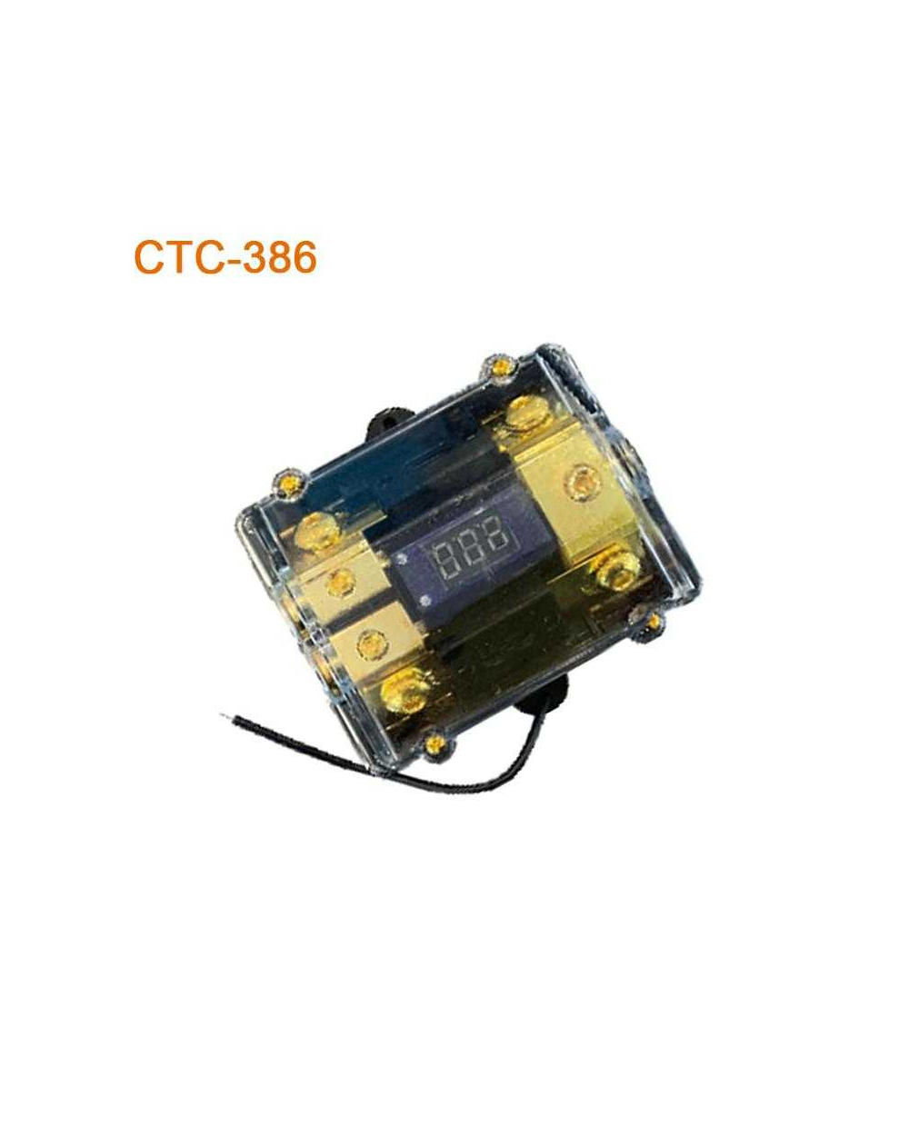 Ασφαλειοθήκη με ψηφιακό βολτόμετρο - CTC-386