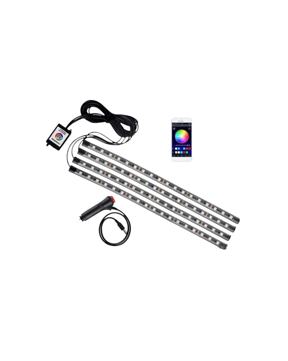 Σετ φωτισμού καμπίνας αυτοκινήτου LED - R-D19101-P18