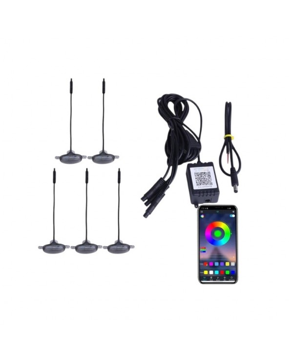 Φώτα ημέρας αυτοκινήτου LED RGBW - R-D20101-P5