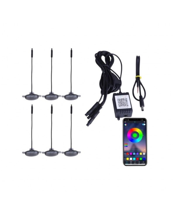 Φώτα ημέρας αυτοκινήτου LED RGBW - R-D20101-P6