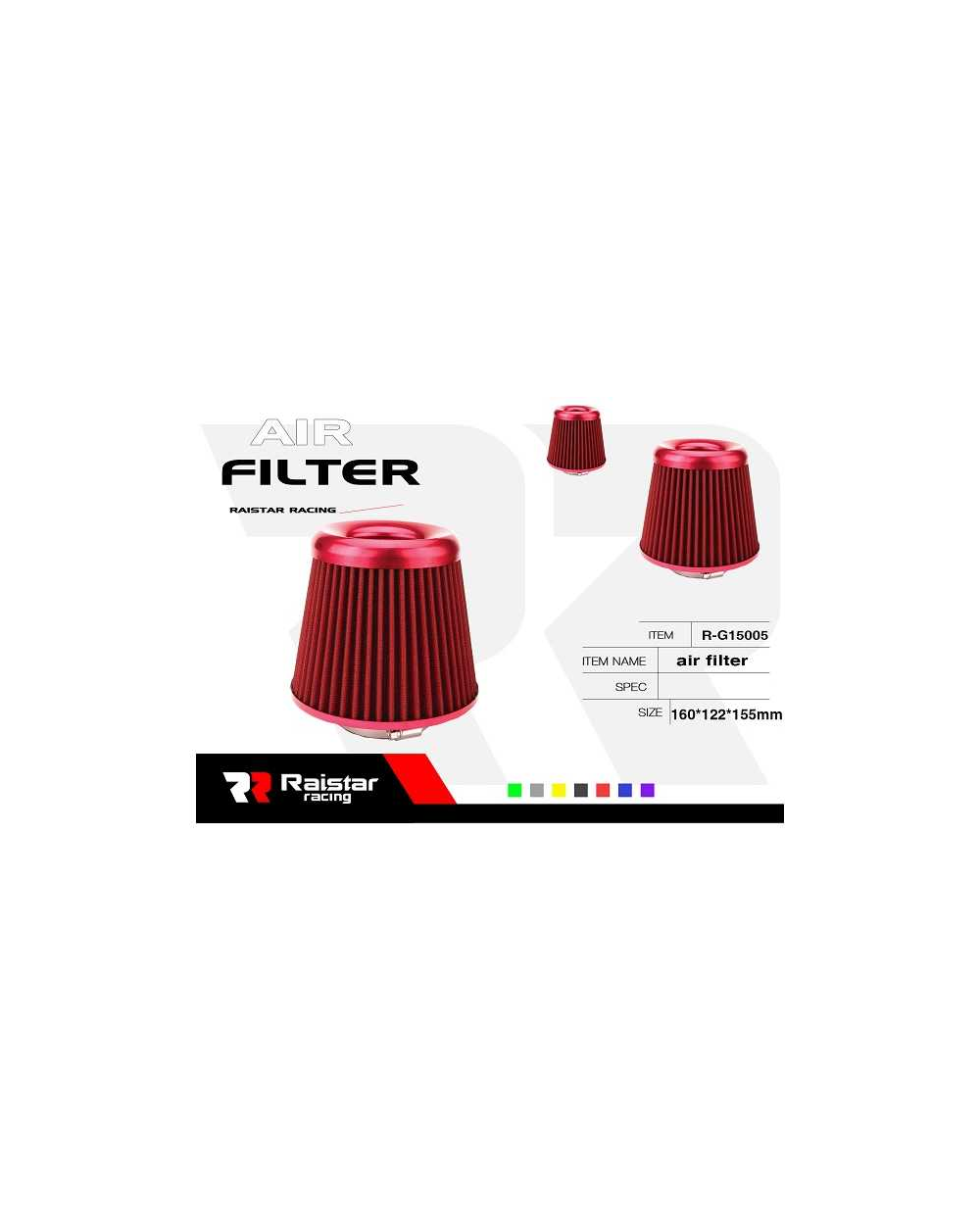 Φίλτρο αέρος αυτοκινήτου - Φιλτροχοάνη - R-G15105