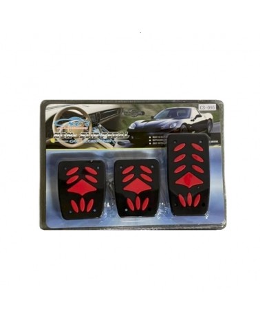 Διακοσμητικά καλύμματα πεντάλ αυτοκινήτου - R-G31109-3 - 120715 - Red