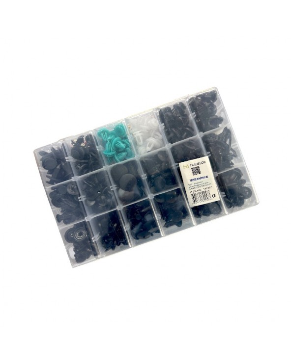 Σετ συνδετήρες αυτοκινήτου 18 τύπων - 299pcs