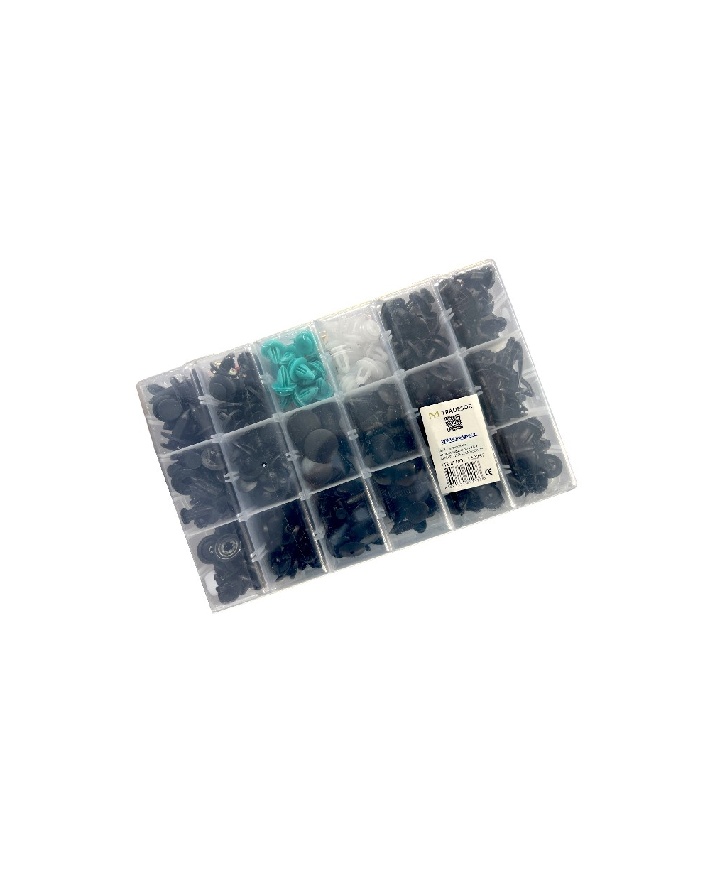 Σετ συνδετήρες αυτοκινήτου 18 τύπων - 299pcs