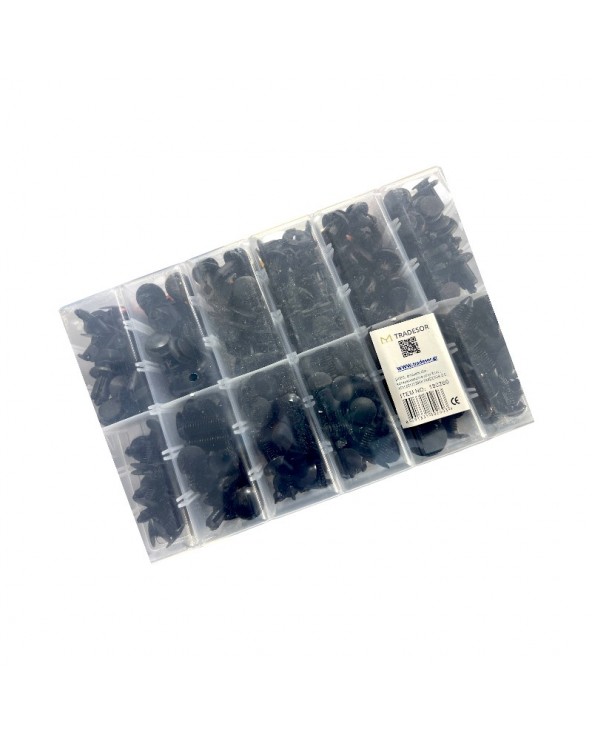 Σετ συνδετήρες αυτοκινήτου 12 τύπων - 240pcs