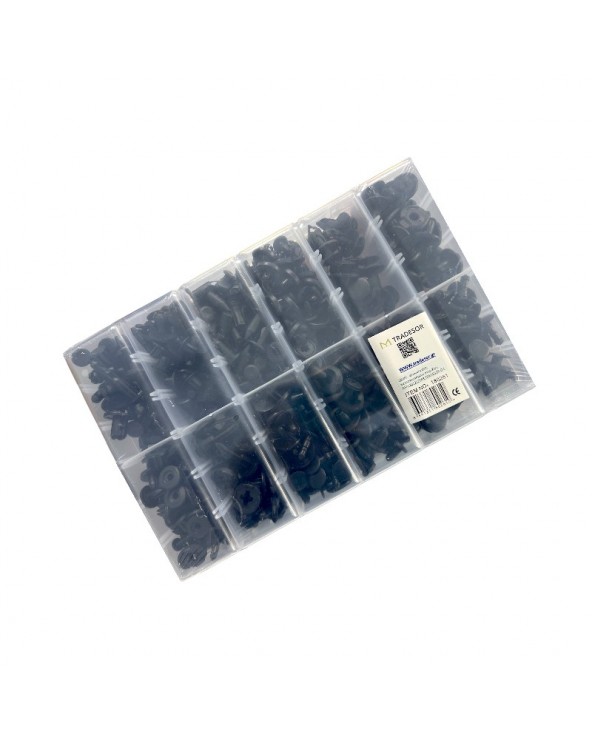 Σετ συνδετήρες αυτοκινήτου 10 τύπων - 280pcs