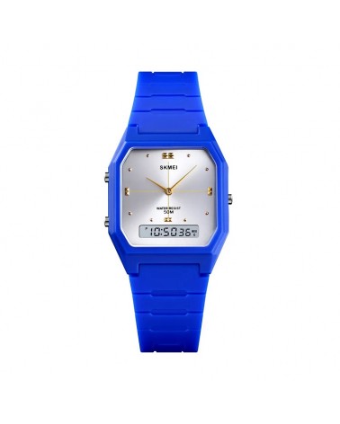 Ψηφιακό/αναλογικό ρολόι χειρός – Skmei - 1604 - Blue
