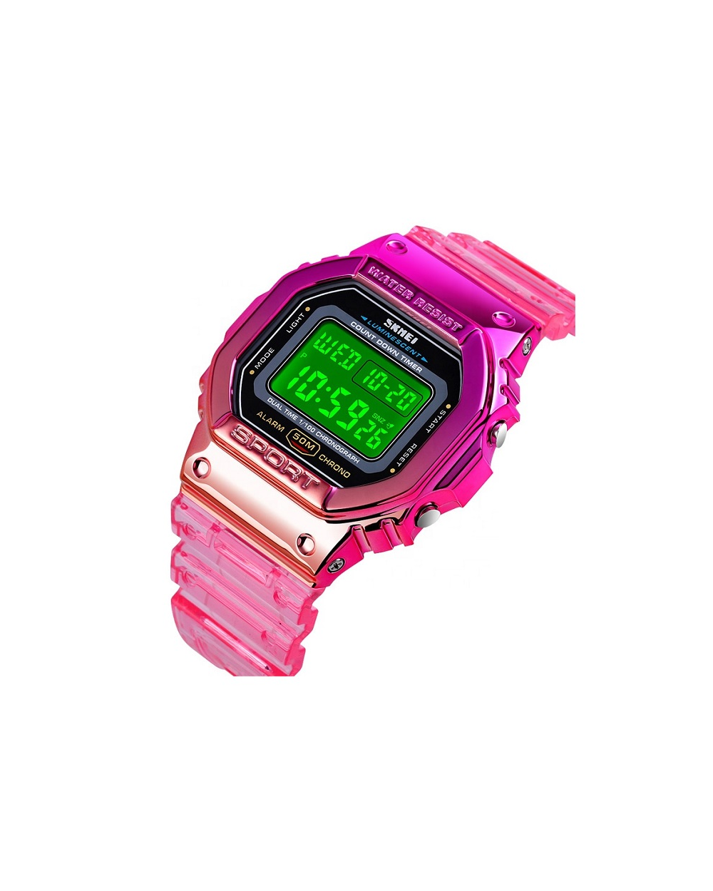 Ψηφιακό ρολόι χειρός – Skmei - 1622 - Fuchsia/Pink