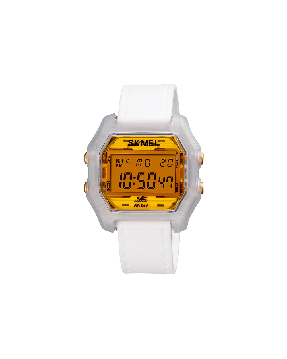 Ψηφιακό ρολόι χειρός – Skmei - 1623 - White/Gold