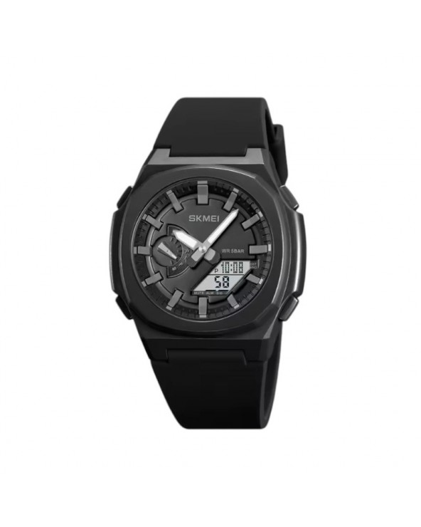 Ψηφιακό/αναλογικό ρολόι χειρός – Skmei - 2091 - Black/White screen
