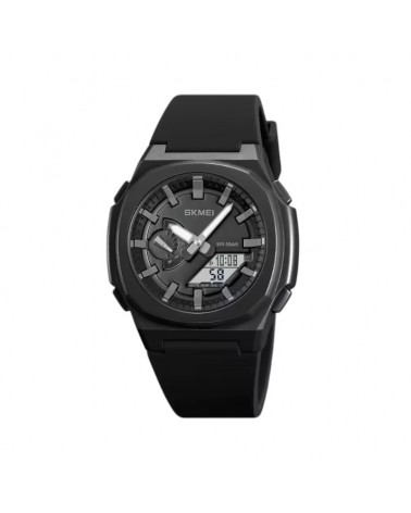 Ψηφιακό/αναλογικό ρολόι χειρός – Skmei - 2091 - Black/White screen