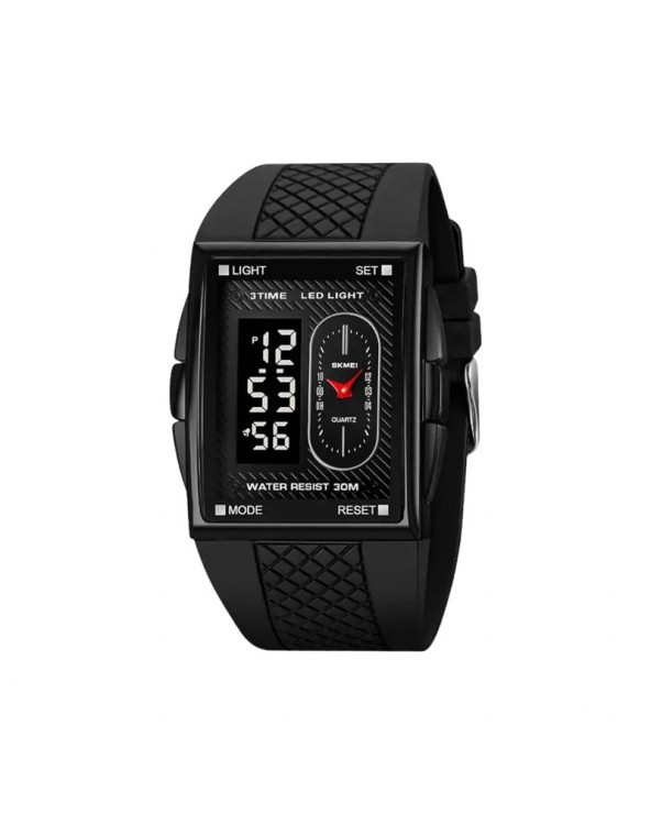 Ψηφιακό/αναλογικό ρολόι χειρός – Skmei - 2213 - Black/Black