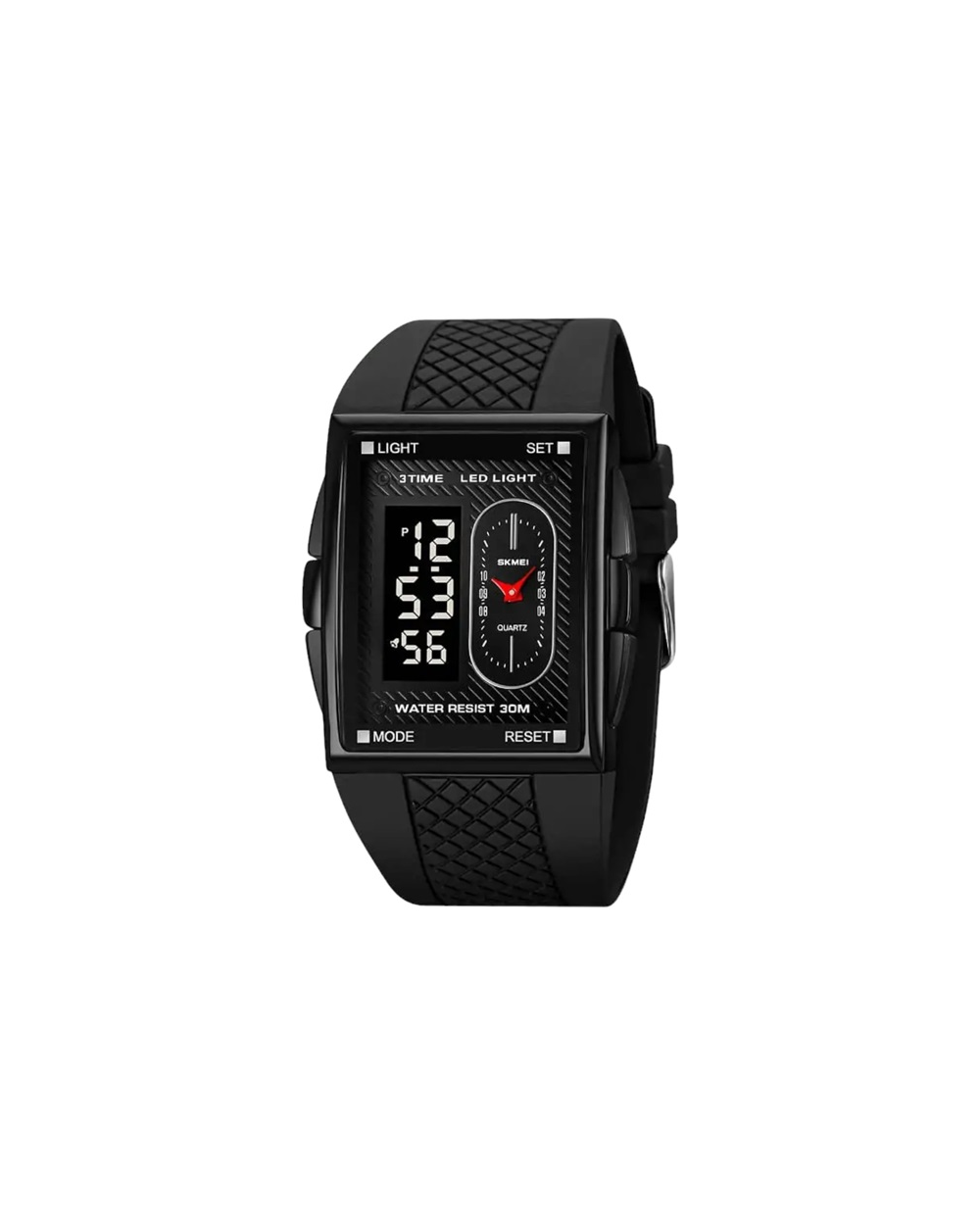 Ψηφιακό/αναλογικό ρολόι χειρός – Skmei - 2213 - Black/Black