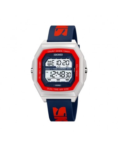 Ψηφιακό ρολόι χειρός - Skmei - 2282 - White/Blue/Red