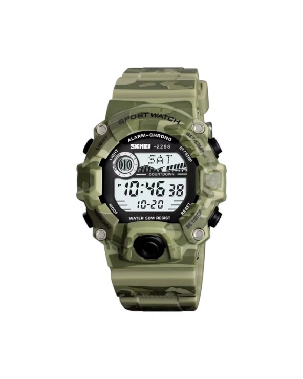Ψηφιακό ρολόι χειρός - Skmei - 2288 - Army Green