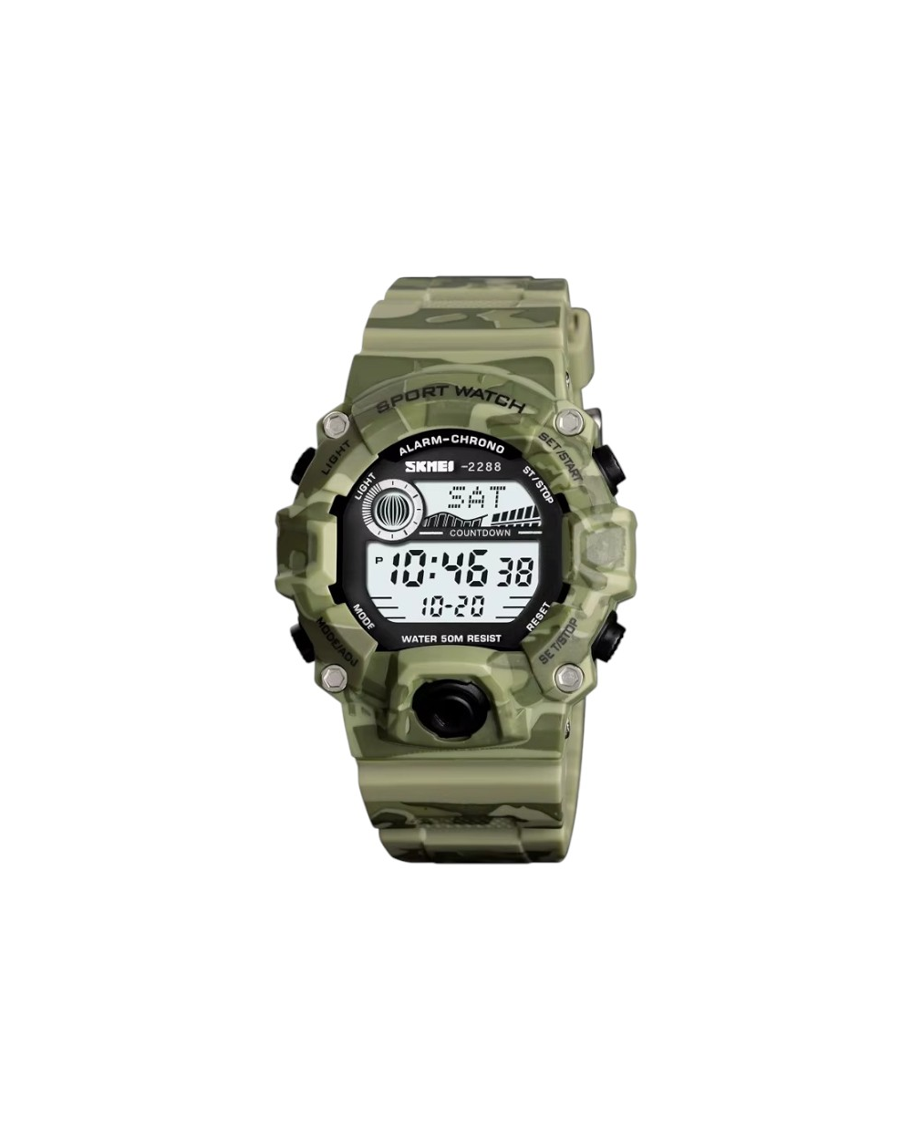 Ψηφιακό ρολόι χειρός - Skmei - 2288 - Army Green