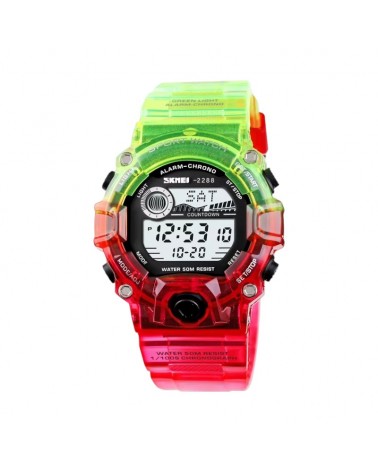 Ψηφιακό ρολόι χειρός - Skmei - 2288 - Green/Red