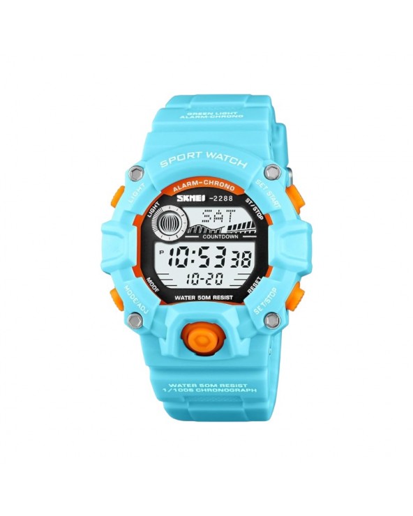 Ψηφιακό ρολόι χειρός - Skmei - 2288 - Light Blue