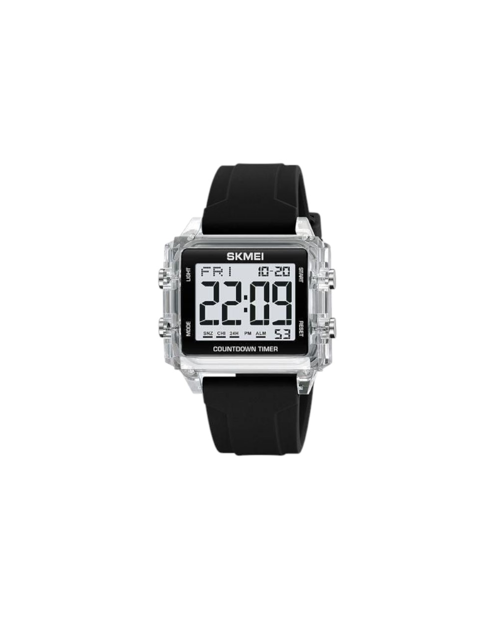 Ψηφιακό ρολόι χειρός - Skmei - 2320 - Black/Transparent