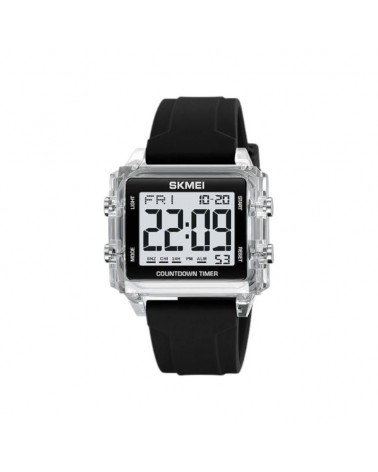 Ψηφιακό ρολόι χειρός - Skmei - 2320 - Black/Transparent