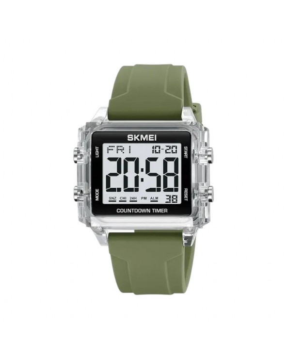 Ψηφιακό ρολόι χειρός - Skmei - 2320 - Green/Transparent