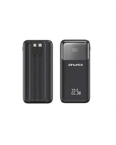 Powerbank - P106K - 10.000mah - 22.5W - AWEI - 007313 - Black
