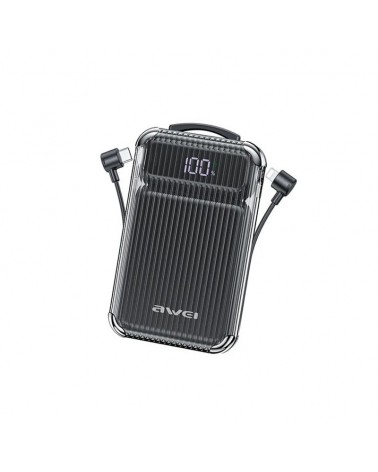 Powerbank - P89K - 10.000mah - AWEI - 007665 - Black