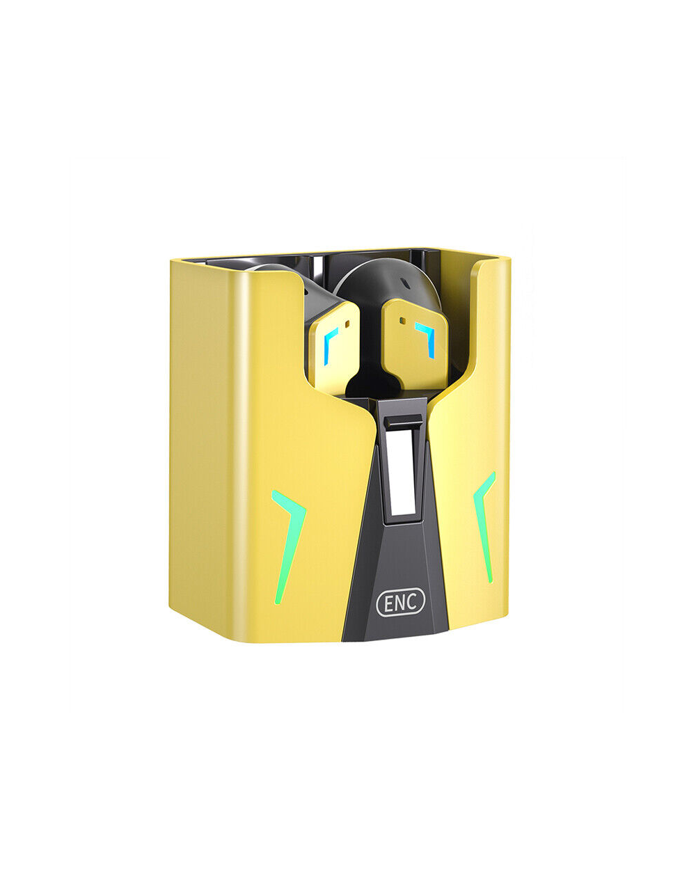 Ενσύρματα ακουστικά Gaming με θήκη φόρτισης - KINGKONG - Fineblue - 700147 - Yellow