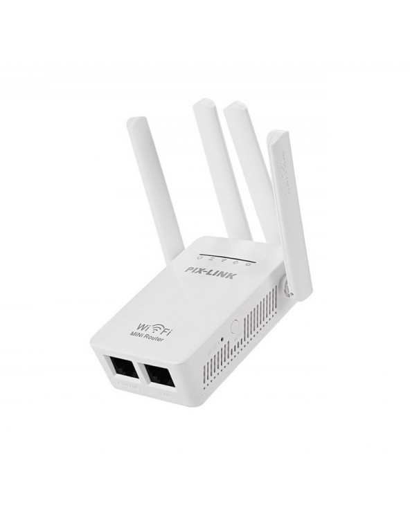 Ενισχυτής σήματος Wifi - Wifi Repeater – PIX-LINK - WR09 - 080308 - White