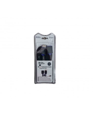 Καλώδιο HDMI γωνιακό - Male/Female - A1592C - 3m