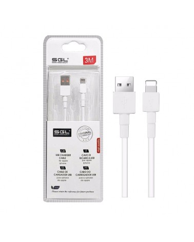 Καλώδιο φόρτισης &amp;amp; data - USB to Lightning - 3m - D5 -194721
