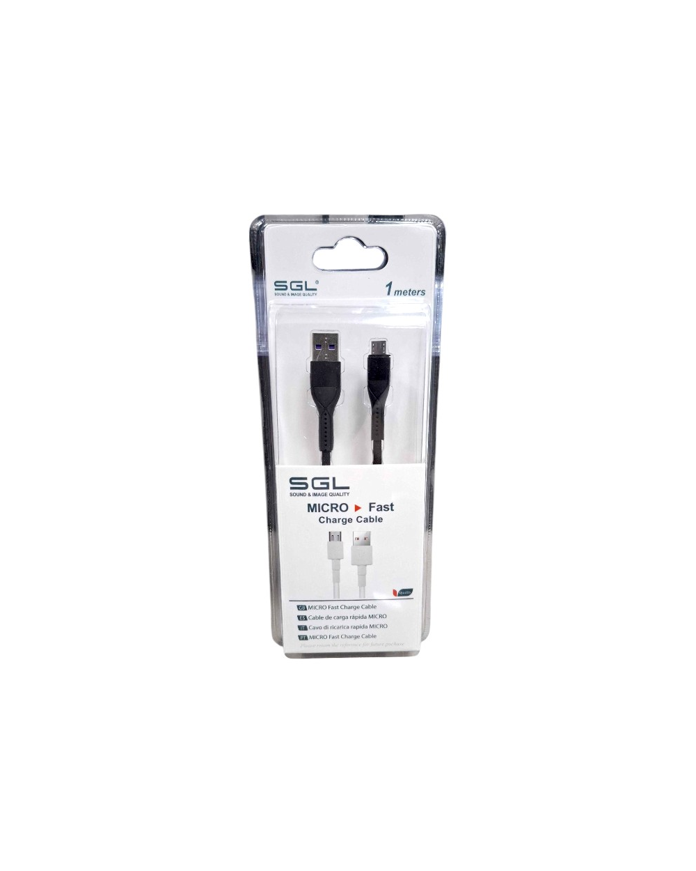 Καλώδιο φόρτισης &amp;amp; data - Micro USB - Fast Charge - V8 - 1m - 194853