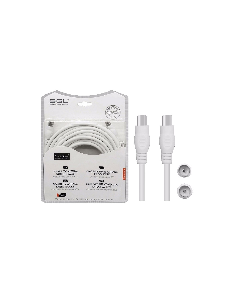 Καλώδιο κεραίας τηλεόρασης – Male/Female – 722BC – 15m – 196738