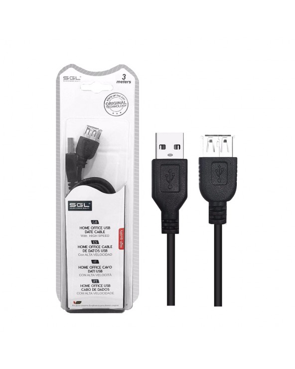 Καλώδιο USB Male/Female - 3m - 4S