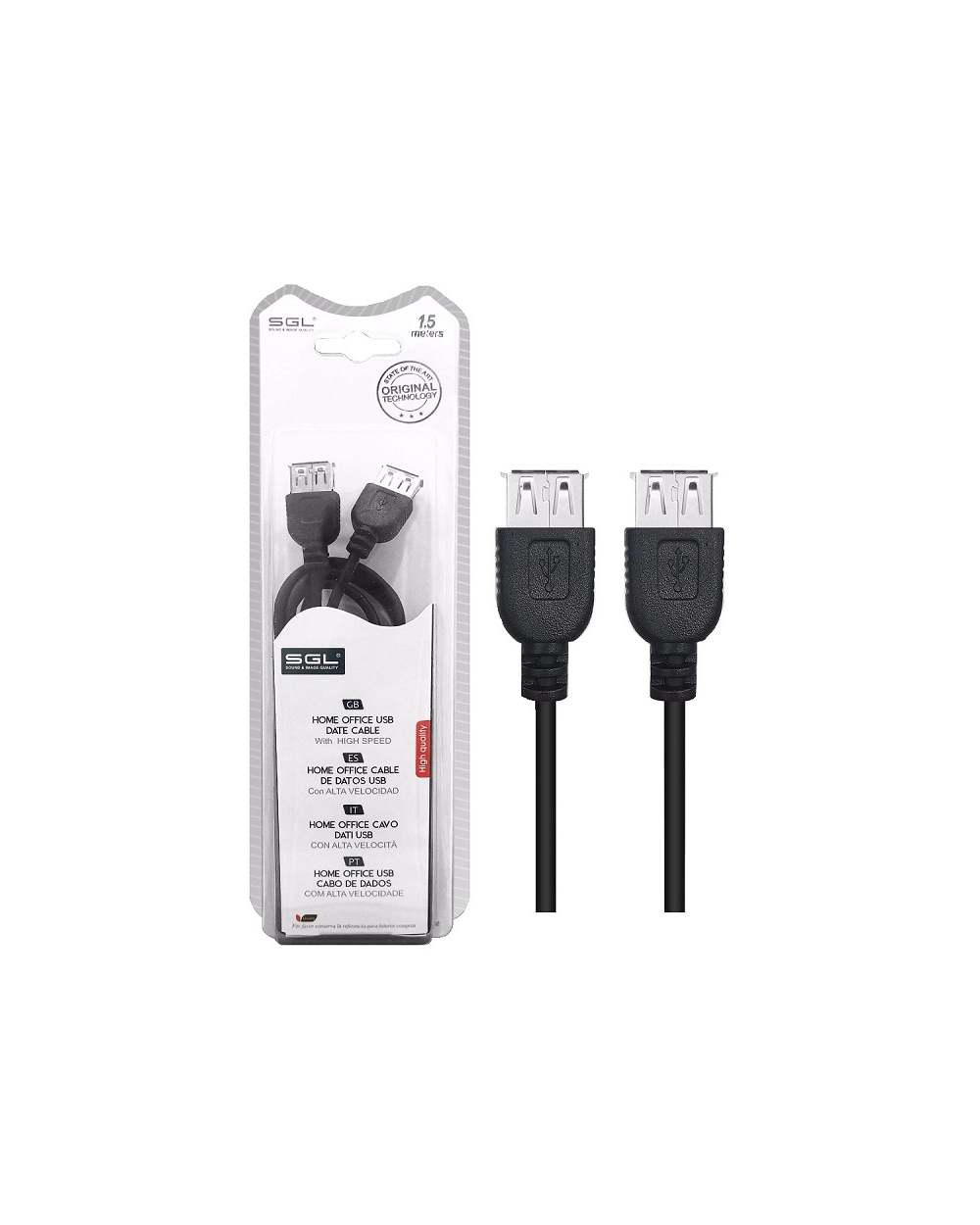 Καλώδιο USB-A Female - 1.5m - 8S