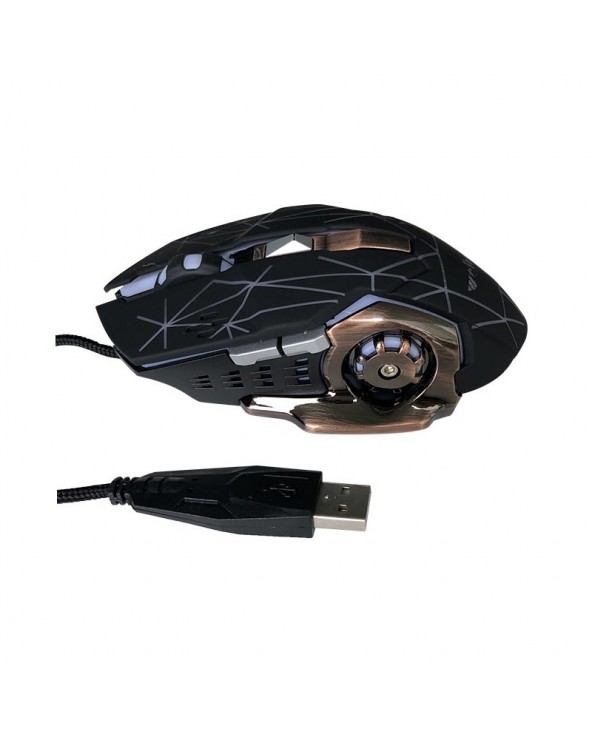 Ενσύρματο ποντίκι Gaming - LED RGB - S200 - Weibo