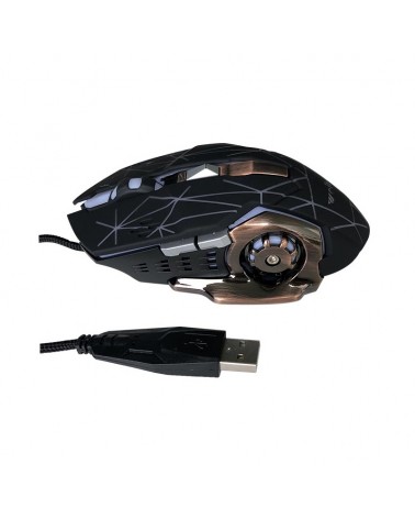 Ενσύρματο ποντίκι Gaming - LED RGB - S200 - Weibo