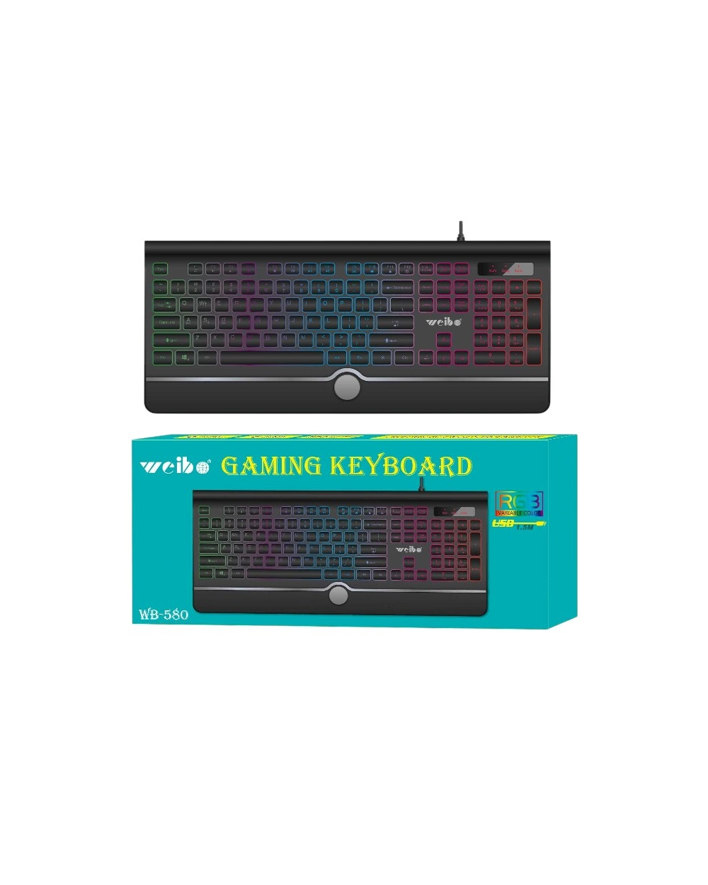 Ενσύρματο πληκτρολόγιο - Weibo - WB-580