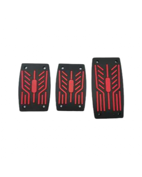 Διακοσμητικά καλύμματα πεντάλ αυτοκινήτου - R-G31113-3 - 120711 - Red