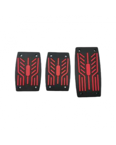 Διακοσμητικά καλύμματα πεντάλ αυτοκινήτου - R-G31113-3 - 120711 - Red